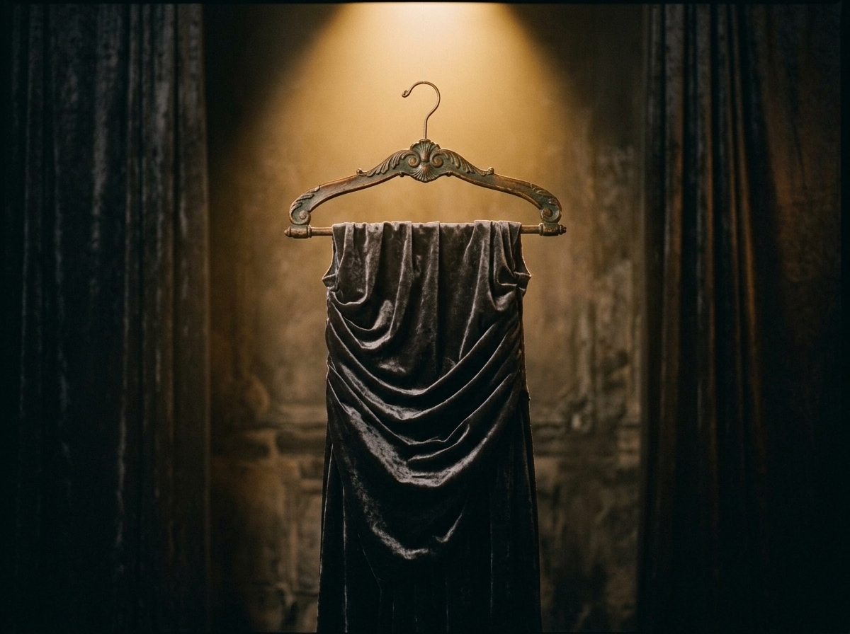 Garment hanging as a sacred artifact